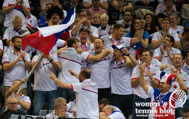 Czech tennis fans