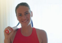 Marta Kostyuk ready to own New York in stunning red tennis dress