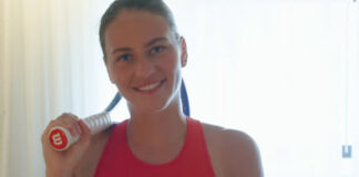 Marta Kostyuk ready to own New York in stunning red tennis dress
