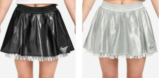 Naomi Osaka’s metallic US Open outfits are here, including shoes! Naomi Osaka's skirt for the 2026 US Open