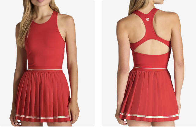 Wilson Women's New York Laser Cut Pleat Dress