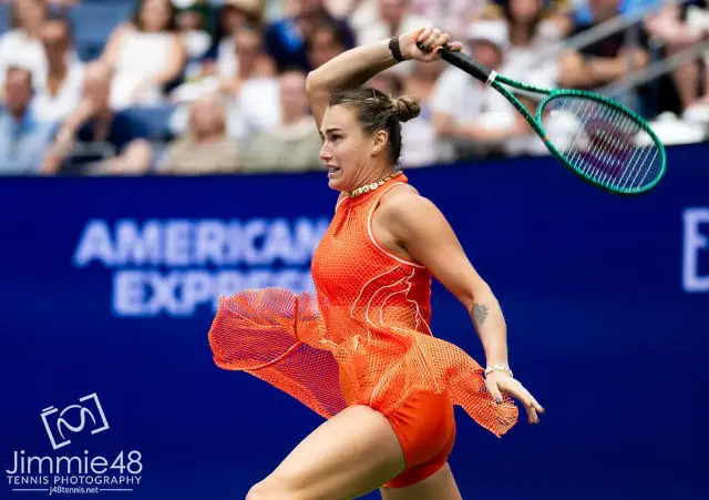 Aryna Sabalenka at the 2026 US Open