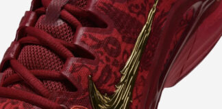 All red with gold angel wings: Zheng Qinwen joins the sneaker elite with custom Nike Vapor 12s Nike Zoom Vapor 12 Qinwen PE Women's Shoes