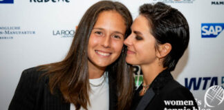 Daria Kasatkina shares steamy topless photo with wife Natalia Zabiiako Daria Kasatkina and Natalia Zabiiako