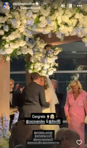 Coco Vandeweghe wedding